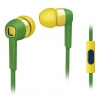 Гарнитура вкладыши Philips SHE7055BZ/00 1.2м желтый/зеленый проводные (в ушной раковине)