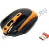 A4Tech <G11-580FX Black&Orange> (RTL)  USB 5btn+Roll, беспроводная
