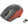 Genius Wireless Mouse NS-6015 <Black&Red> (RTL) USB  3btn+Roll (31030101101)