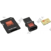 Strontium Nitro Plus <SRP32GTFU1C> microSDHC 32Gb UHS-I U3 + microSD-->SD Adapter  +  USB  CR