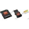 Strontium Nitro 566X <SRN64GTFU1C> microSDXC 64Gb UHS-I U1 + microSD-->SD Adapter +  USB CR