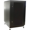 NT  PRACTIC 2 MG18-68 B Шкаф 19" напольный 18U 600*800, дверь со  стеклом,  чёрный  (3ч)