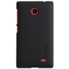 Чехол для смартфона Nokia X Nillkin Super Frosted Shield Черный