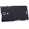 Чехол для смартфона Sony M36h (Xperia ZR) Nillkin Super Frosted Shield Черный