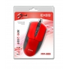 Мышь EXEQ MM-303, красный, пров., usb, 800-2400 dpi, 3 кн. (MM-303 RD)