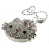 Внешний накопитель 32GB USB Drive <USB 2.0> ICONIK HELLO KITTY Silver Swarovski crystal (MTFC-HKF-32GB)