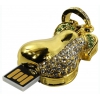 Внешний накопитель 32GB USB Drive <USB 2.0> ICONIK Груша Golden Swarovski crystal (MTFC-PEAR-32GB)