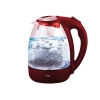 Чайник электрический HOME-ELEMENT HE-KT142 бургунди, корпус из пластика и стекла, объем 2 л, мощность 2200 Вт, закрытая спираль, установка на подставк