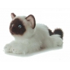 Мягкая игрушка Aurora Кошка сиамская белый 30см (от 3-х лет) (61-822)