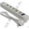 Сетевой фильтр ExeGate <SP-5-USB-1.8W White> <1.8м> ( 5 розеток,  2xUSB )