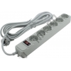 Сетевой фильтр ExeGate <SP-6-5G Gray> <5м> ( 6  розеток )