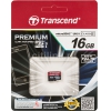 Флеш карта microSDHC 16Gb Class10 Transcend TS16GUSDCU1 Premium w/o adapter