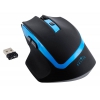 Мышь Oklick 630LW черный/голубой оптическая (1600dpi) беспроводная USB игровая (5but)