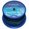 Диски CD-R 80 Verbatim 52x CB/50 Crystal (43343)