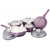 Набор посуды Supra Sonti violet SAD-S122Kit, (4895156844594) (12 предметов) круглая алюминий литой фиолетовый (SAD-S122KIT VIOLET)