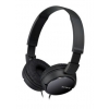 Наушники мониторы Sony MDR-ZX110 1.2м черный проводные (оголовье) (MDRZX110B.AE)