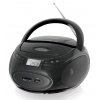 Аудиомагнитола BBK BX109U черный металлик 2Вт/CD/CDRW/MP3/FM(an)/USB/SD/MMC