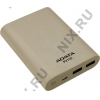 Внешний аккумулятор ADATA <APV110-10400M-5V-CGD> (2xUSB  2.1A, 10400mAh,Li-Ion)