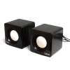 Колонки Dialog Colibri AC-04UP BLACK-RED - 2.0, 6W RMS, черно-красные, питание от USB