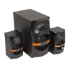 Колонки Dialog Progressive AP-210B BLACK - 2.1, 30W+2*15W RMS, Bluetooth, USB+SD reader