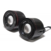 Колонки Dialog Colibri AC-33UP BLACK-RED - 2.0, 6W RMS, черные, питание от USB