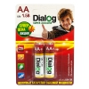 Батарейки Dialog LR6-2B - щелочные АА 2шт в блистере
