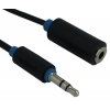 Кабель удлинительный PROLINK (PB106-0300) 3.5Jack - 3.5Jack (M-F), стерео-аудио, черный, 3м., блистер