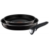 Набор посуды Tefal Ingenio 04131810 (3 предмета) круглая алюминий черный