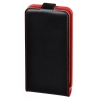 Чехол (флип-кейс) Hama для Apple iPhone 5/5s Guard черный/красный (127422)