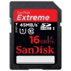 Карта памяти SDHC 16Gb SanDisk Extreme UHS-I Class10 (SDSDXN-016G-G46)