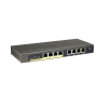 Коммутатор NetGear ProSafe GS108PE-300EUS 8G 4PoE 45W неуправляемый