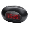 Радиобудильник Rolsen CR-190 черный LED подсв:красная часы:цифровые AM/FM/УКВ (1-RLDB-CR-190)