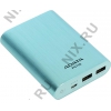 Внешний аккумулятор ADATA <APV110-10400M-5V-CBL>  (2xUSB  2.1A,  10400mAh,Li-Ion)