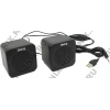 Колонки Dialog Colibri AC-01UP <Black> (2x0.5W, питание  от USB)