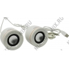 Колонки Dialog AC-33UP <White-Orange> (2x3W, питание  от USB)