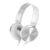 Гарнитура накладные Sony MDRXB450APW.E 1.2м белый проводные (оголовье)