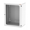 Шкаф настенный Conteg RON-06-60/40-B 6U 600x400мм пер.дв.стекл несъемные бок.пан. 40кг серый