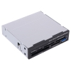 Картридер <All-in-1> USB 3.0 internal 3.5" Black + USB 3.0 port, Ginzzu OEM (GR-166UB)