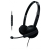 Наушники с микрофоном Philips SHM3560/10 черный (2м) накладные (оголовье)