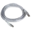 Кабель VCOM USB 2.0 AM/BM 5.0m (VUS6900-5.0MTP) прозрачная изоляция