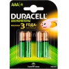Аккумулятор Duracell HR03-4BL AAA NiMH 750mAh (4шт) (мин.кол.10)