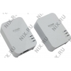 D-Link <DHP-601AV> Powerline AV2 600 Gigabit Starter Kit (2 адаптера, 1UTP 10/100/1000Mbps,  Powerline 600Mbps)