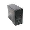 Корпус Powercase PN504 mATX 450Вт USB 2.0, сталь 0.5 мм, БП с вентилятором 12 см, черный