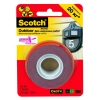 Клейкая лента монтажная двусторонняя 3M Scotch 411P-RU 7100043259 шир.25мм дл.1.5м для наружных работ (мин.кол.6)