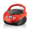 Аудиомагнитола BBK BX105U черный/красный 4Вт/CD/CDRW/MP3/FM(an)/USB/SD/MMC