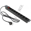 5bites <PDU819A05> Блок силовых розеток 19", чёрный 1U  8розеток,  шнур  1.8м