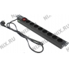 5bites <PDU819A03> Блок силовых розеток 19", чёрный 1U 8розеток,  шнур 1.8м