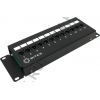 Patch Panel 10" 2U UTP 12 port кат.5e 5bites <LY-PP5-48> разъём  KRONE&110  (dual  IDC)