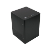 Корпус Powercase K2 квадратный mini-ITX без БП, ATX PSU 1*USB3.0+1*USB 2.0, алюминий 1.5 мм, черный.