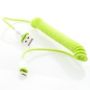 Кабель Gmini mCable MUS110 Green, microUSB кабель закручен в пружинообразную спираль, 150 см (АК-00000523)
